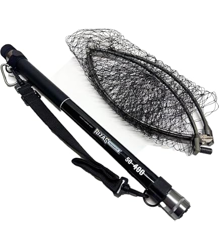 Amazon | 玉の柄小継 5.3メートル仕舞約70cm網 カーボン ギャフ 小継